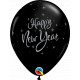 SPARKLE NEW YEAR 11" ONYX BLACK & SILVER (25CT) YHH