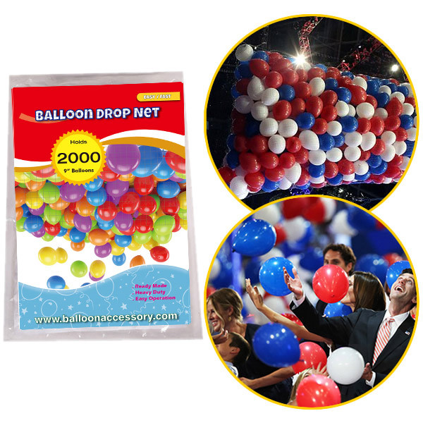 2000 BALLOON DROP NET 15m x 2m (HOLDS 2000 9