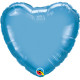 BLUE CHROME HEART 18" FLAT Q