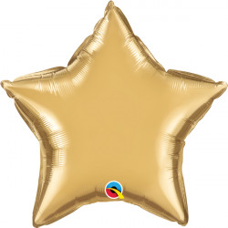 GOLD CHROME STAR 20" FLAT Q