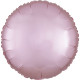 PASTEL PINK SATIN LUXE ROUND STANDARD S15 FLAT A