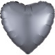 GRAPHITE SATIN LUXE HEART STANDARD S15 FLAT A