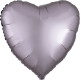 GREIGE SATIN LUXE HEART STANDARD S15 FLAT A