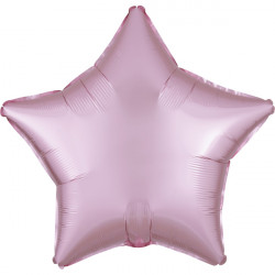 PASTEL PINK SATIN LUXE STAR STANDARD S15 FLAT A