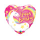 MAGICAL UNICORN BIRTHDAY 9" INFLATED WITH CUP & STICK