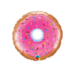 DONUT 9" INFLATED WITH STICK & CUP