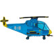 HELICOPTER BLUE GRABO SHAPE FLAT