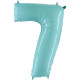 PASTEL BLUE NUMBER 7 SHAPE 26" PKT