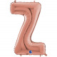 ROSE GOLD LETTER Z SHAPE 26" PKT