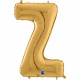 GOLD LETTER Z SHAPE 26" PKT