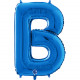 BLUE LETTER B SHAPE 26" PKT