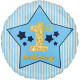 BLUE & GOLD BOY 1ST BIRTHDAY STANDARD S40 PKT