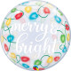 MERRY & BRIGHT LIGHTS 22" SINGLE BUBBLE