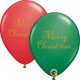 SIMPLY MERRY CHRISTMAS 11" GREEN & RED 25CT