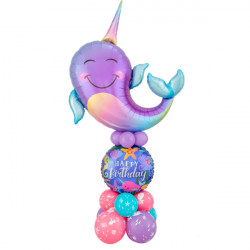 * PARTY NARWHAL BIRTHDAY AIRFILLED DISPLAY 