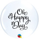 SIMPLY OH HAPPY DAY TOP PRINT 11" WHITE (50CT) LBL