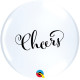 SIMPLY CHEERS TOP PRINT 11" WHITE (50CT) LBL (LIMITED STOCK)