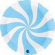 SWIRLY WHITE - MATTE BLUE 36" PKT (ITEM WILL BE PLACED ON BACK ORDER AND SHIPPED WHEN AVAILABLE)  