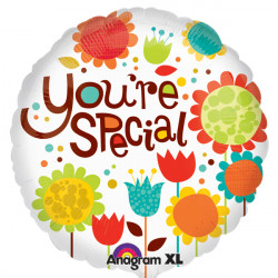 YOU'RE SPECIAL CHEERY FLOWERS STANDARD S40 PKT