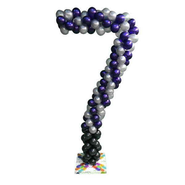 NUMBER 7 BALLOON FRAME INCLUDING BASE - Balancebest