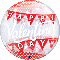 BANNERS VALENTINE'S DAY 22" SINGLE BUBBLE  