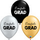 SIMPLY CONGRATS GRAD GOLD, SILVER & ONYX BLACK ASSORTED (25CT) YCQ
