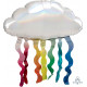 CLOUD WITH STREAMERS IRIDESCENT SHAPE P40 PKT (30" x 18")