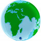 EARTH GLOBE 15" PKT