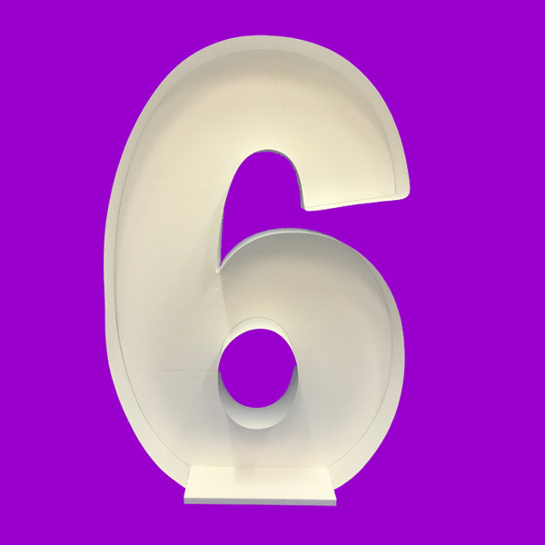 NUMBER 6 MOSAIC BALLOON FRAME (120cm x 80cm) - Balancebest