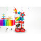 STACKED BIRTHDAY ICONS P70 AIRLOONZ PKT (28" X 55")