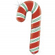 CANDY CANE HOLOGRAPHIC 60" SPECIAL DELIVERY SHAPE PKT