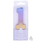 RAINBOW OMBRE NUMBER 1 CANDLE (YEV)