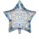 DAD REMEMBRANCE 18" STAR PKT