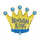 BIRTHDAY KING 14" MINI SHAPE FLAT