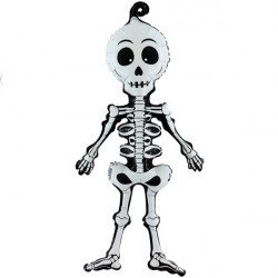 SCARY SKELLINGTON LINKY 29" AIR-FILLED SHAPE A1 FLAT