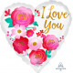 OMBRE FLOWERS LOVE YOU STANDARD S40 PKT