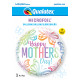 PASTEL BUTTERFLIES MOTHER'S DAY 18" PKT IF