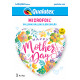 SPRING FLORAL MOTHER'S DAY 18" PKT IF