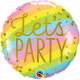 LET'S PARTY STRIPES 18" PKT IF