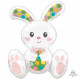 SITTING EASTER BUNNY MULTI BALLOON A75 PKT