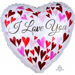 LOVE YOU HAPPY HEARTS STANDARD S40 PKT