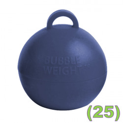 NAVY 35G BUBBLE WEIGHT PACK (25)