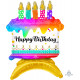 BIRTHDAY CAKE AIRFILLED CENTER PIECE DECOR A75 PKT (14" x 18")