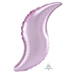 PASTEL PINK SATIN LUXE CURVE 36" D23 FLAT (3CT)