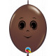 MASCULINE FACE QUICK LINK 6" CHOCOLATE BROWN (50CT) CY