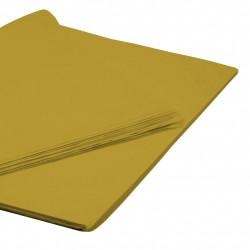 GOLD TISSUE PAPER 50cm x 76cm  (250 SHEETS) 