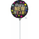 DOTTED SATIN HAPPY NEW YEAR 9" A15 FLAT