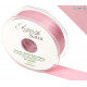 CLASSIC PINK ELEGANZA DOUBLE FACED SATIN RIBBON 25mm X 20m 