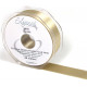 TAUPE ELEGANZA DOUBLE FACED SATIN RIBBON 25mm X 20m 
