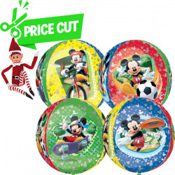 *NAUGHTY ELVES MICKEY MOUSE ORBZ G40 PKT (15" x 16")